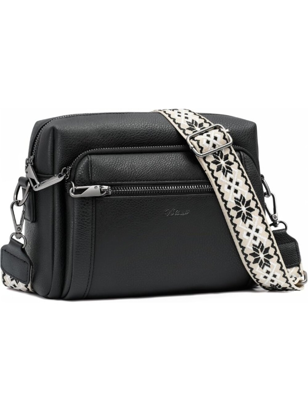 Stylish Vegan Leather Crossbody Bag for Women | Anti-Theft Handbag & Purse
